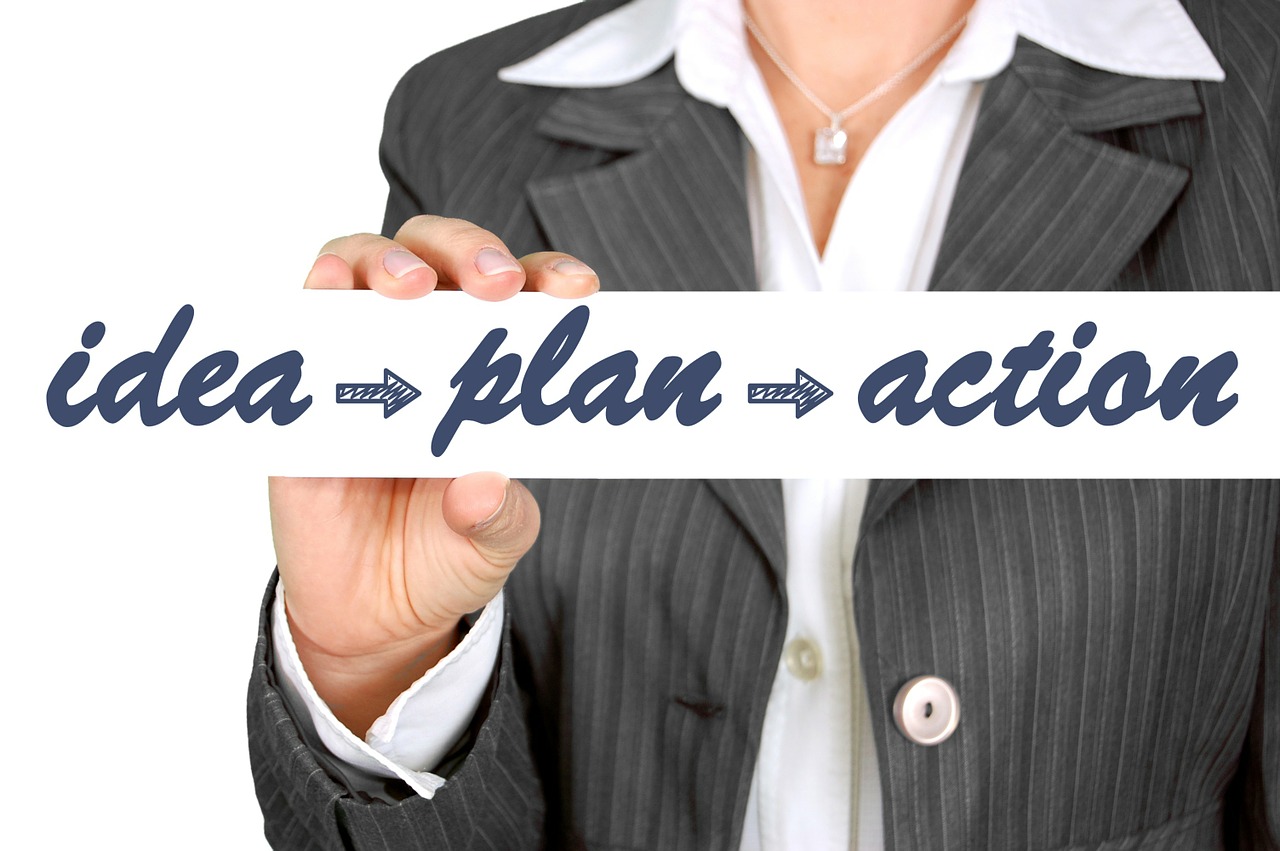 Image - business idea planning business plan