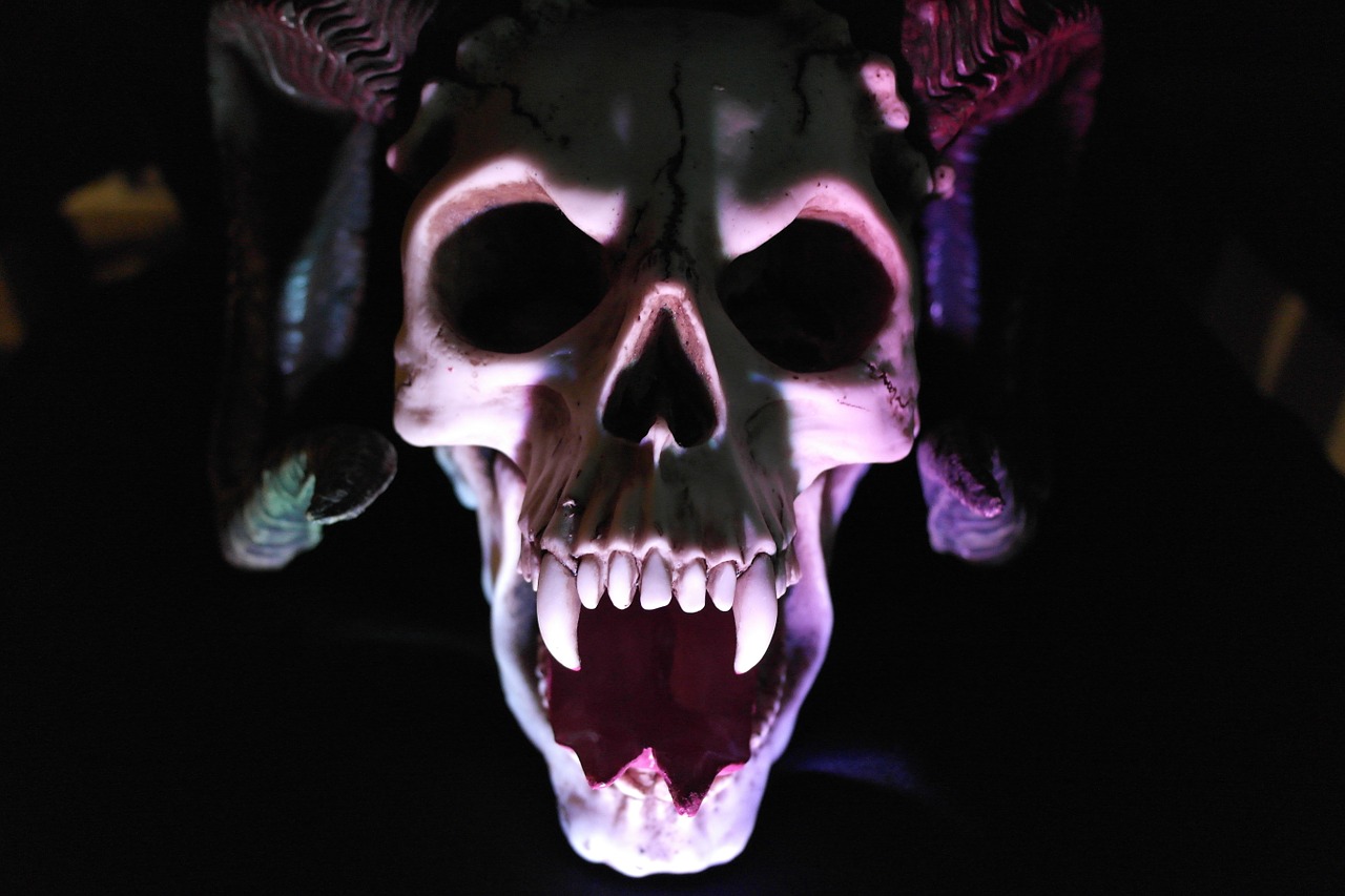 Image - skull demon monster shadow horror