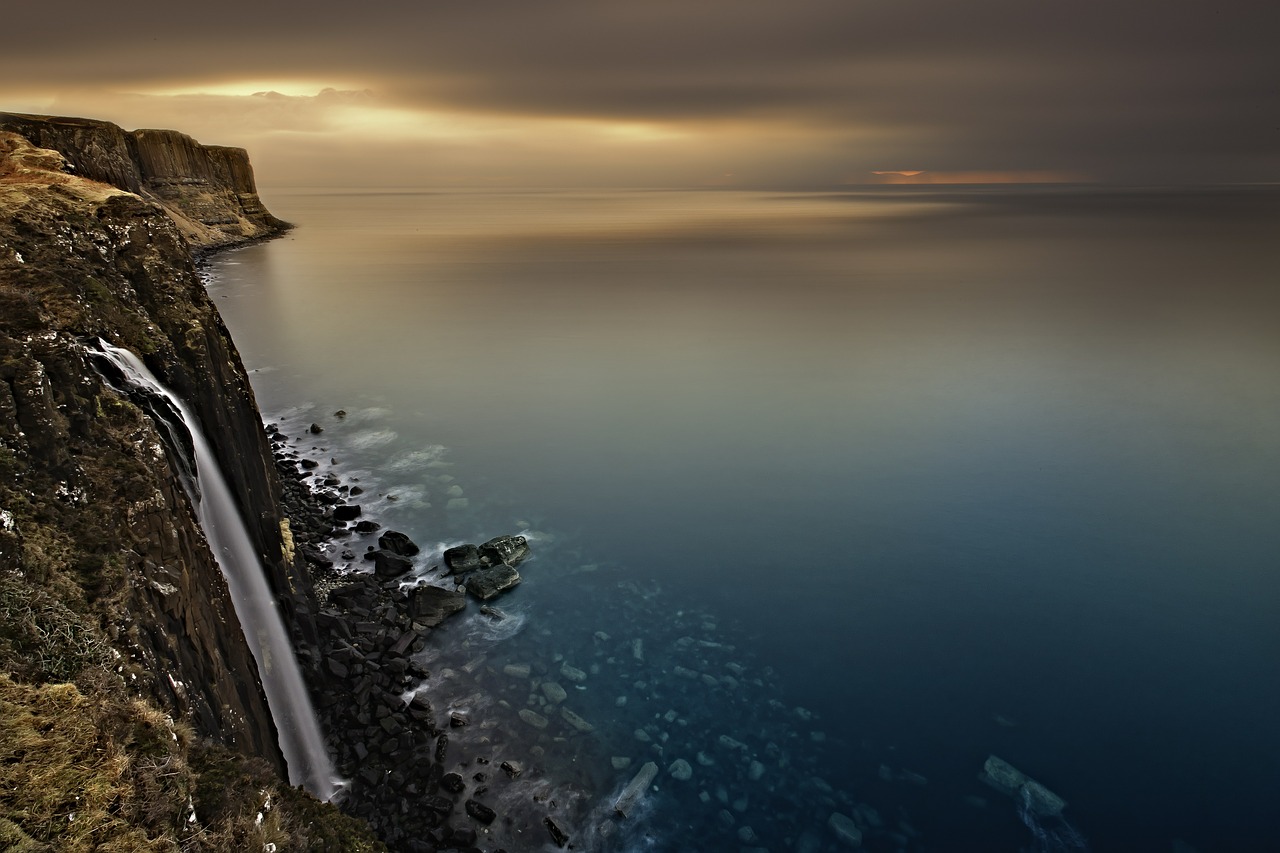 Image - waterfall scotland isle of skye