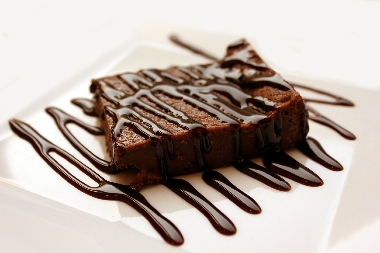 Image - brownie dessert cake sweet