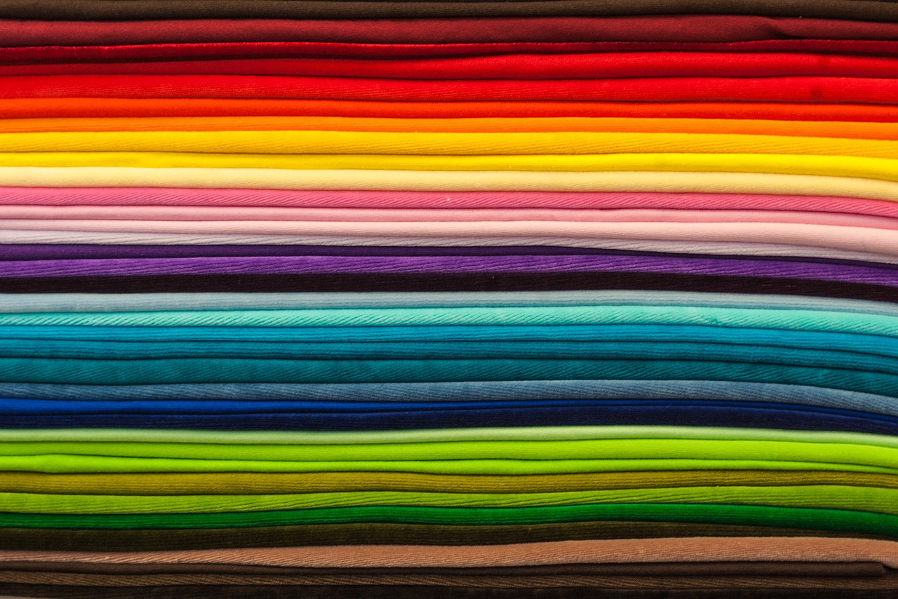 Image - textile color colorful fabric