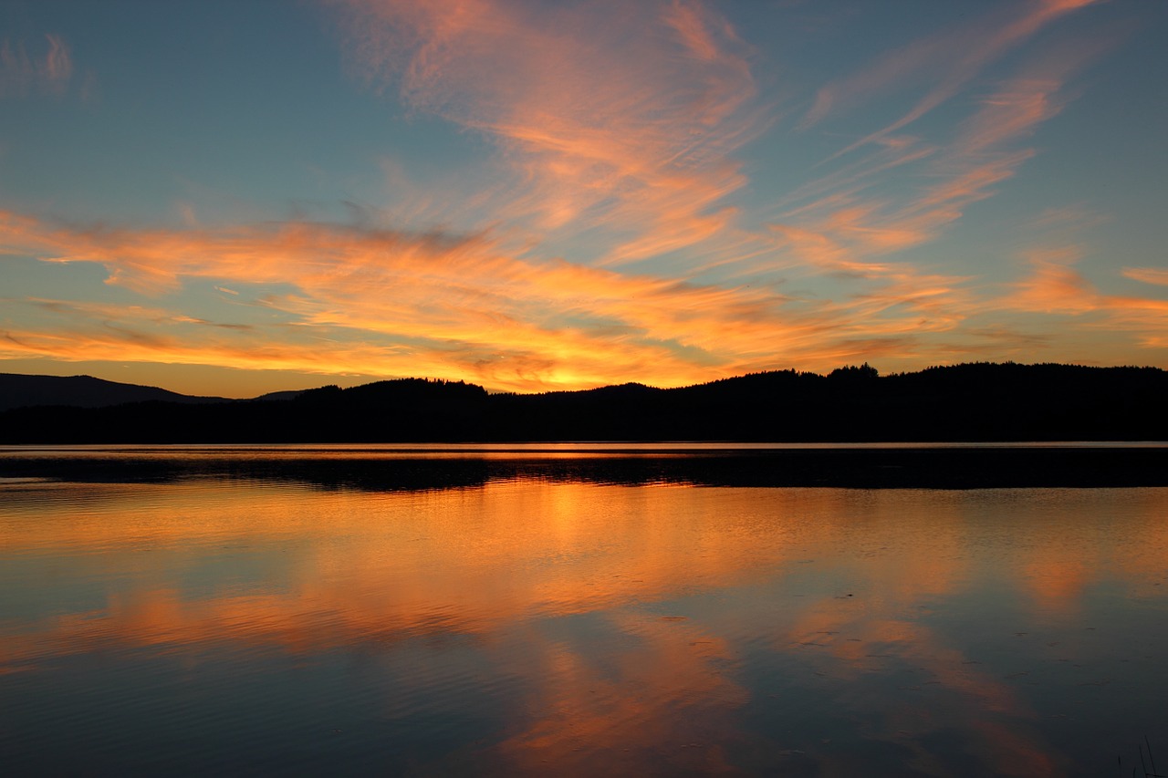 Image - dusk sunset landscape summer