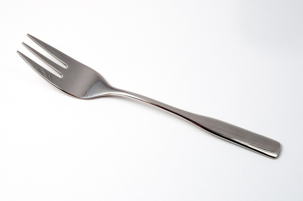 Image - cake fork metal cutlery small fork