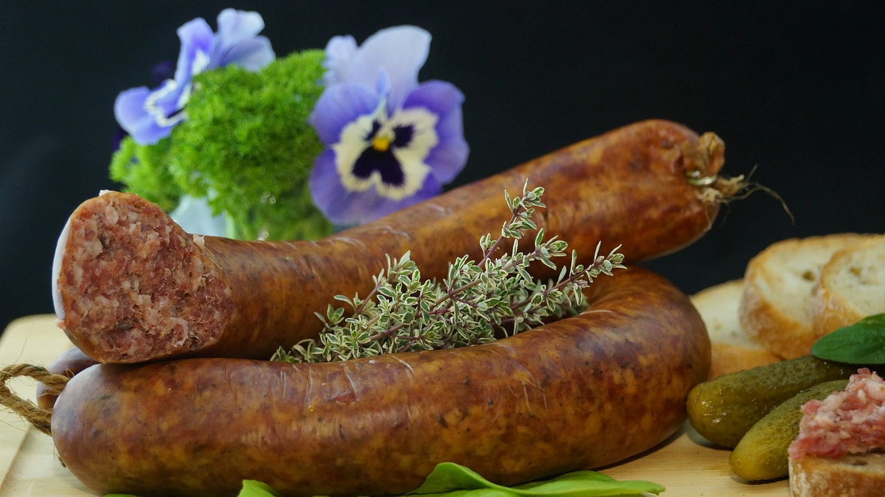 Image - sausage food eat delicious