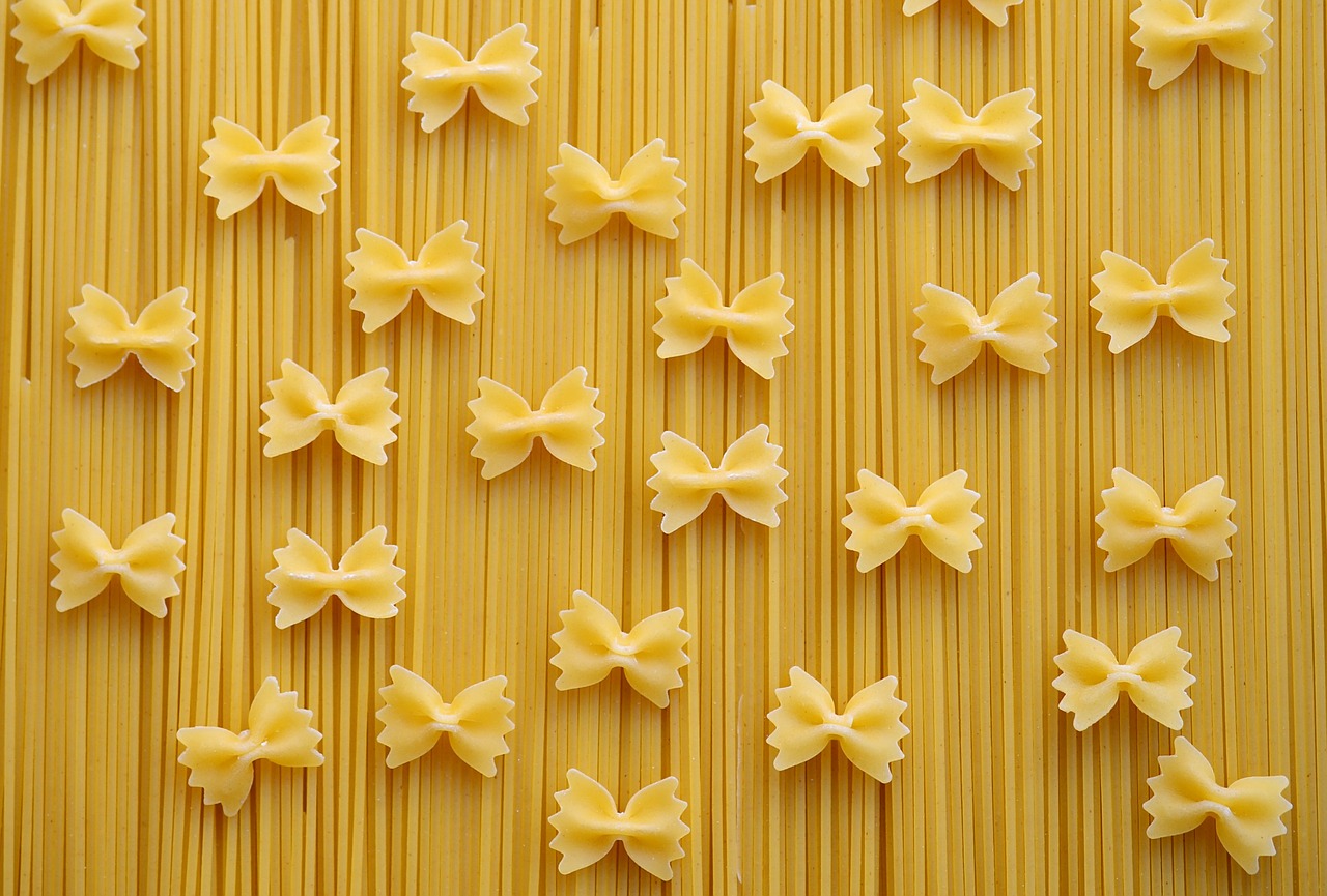 Image - noodles pasta spaghetti farfalle