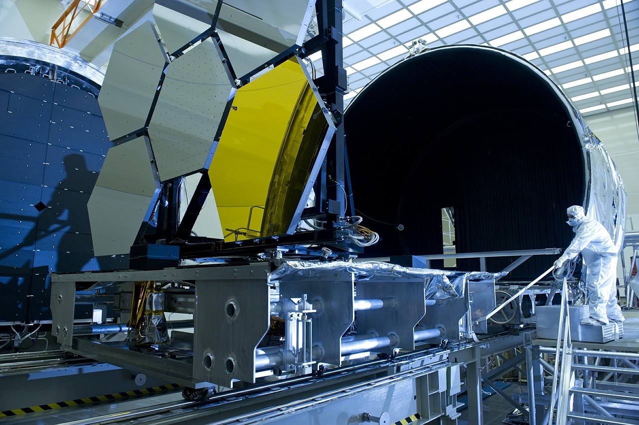 Image - telescope space technology gold