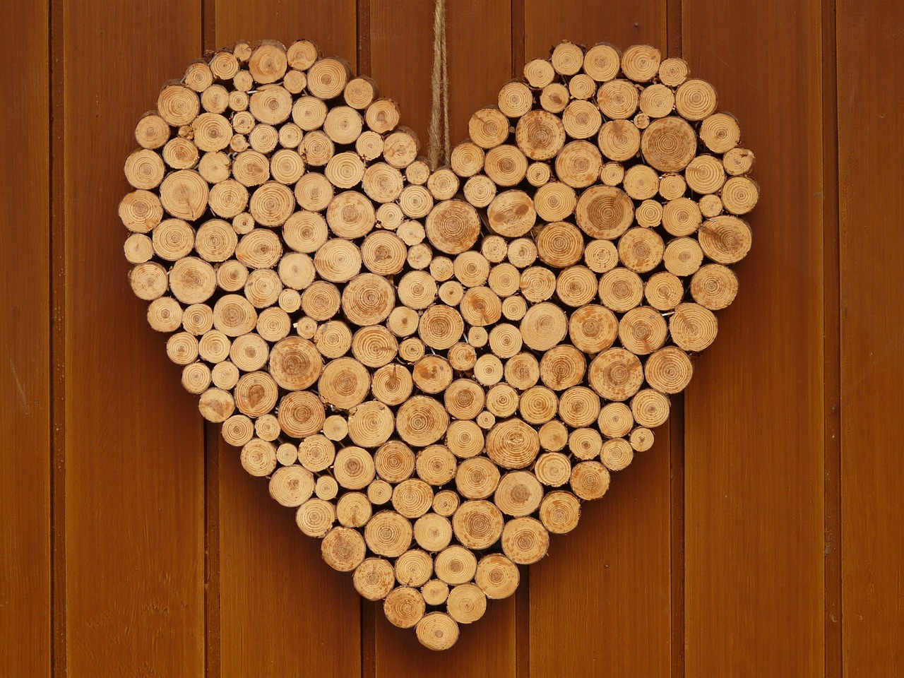 Image - heart love wooden heart symbol