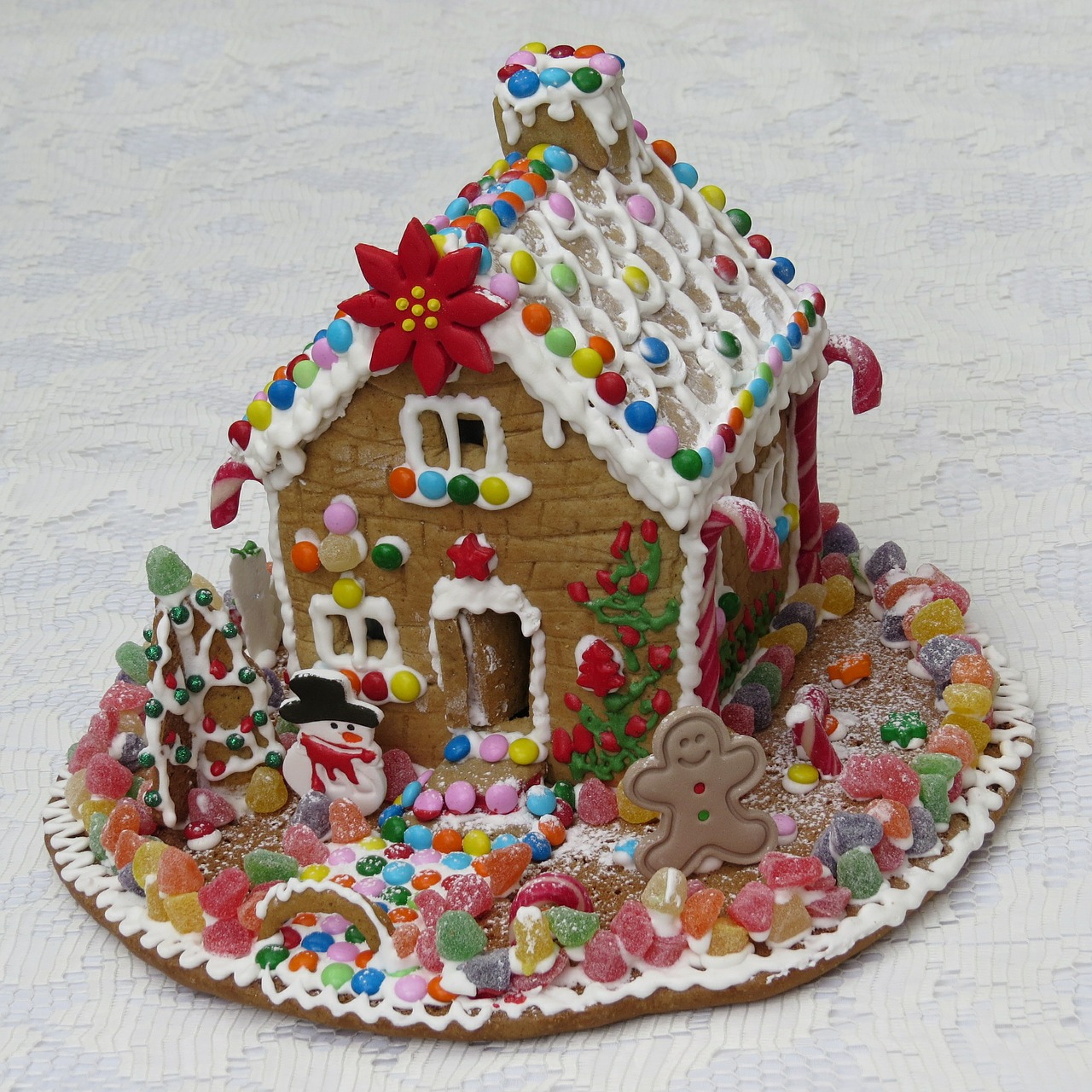 Image - gingerbread house pastry gingerbread