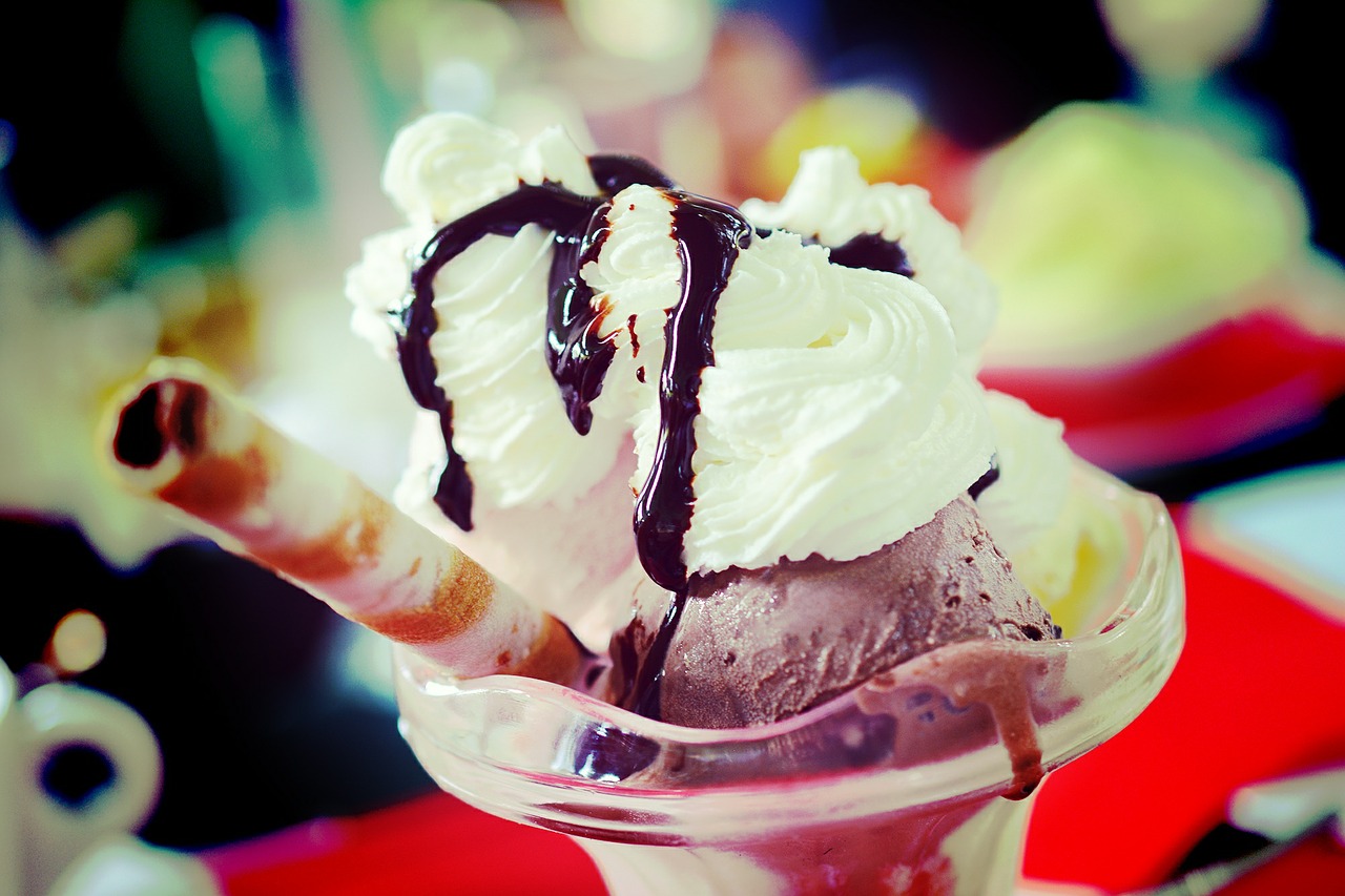 Image - ice cream dessert sweet vanilla