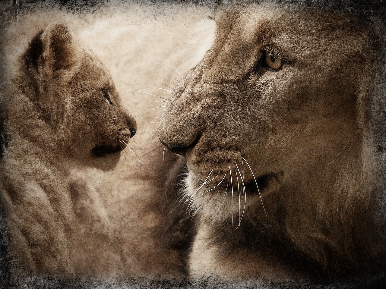 Image - lion lion cub baby animal animal