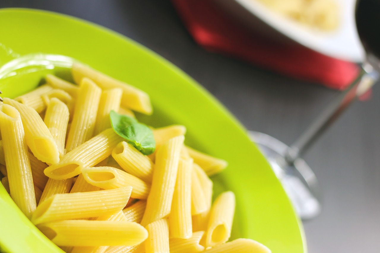 Image - rigatoni pasta noodles food meal