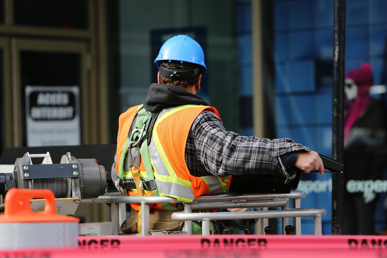 Image - construction worker work worker man