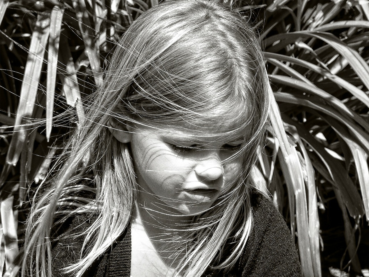 Image - black and white girl young kid