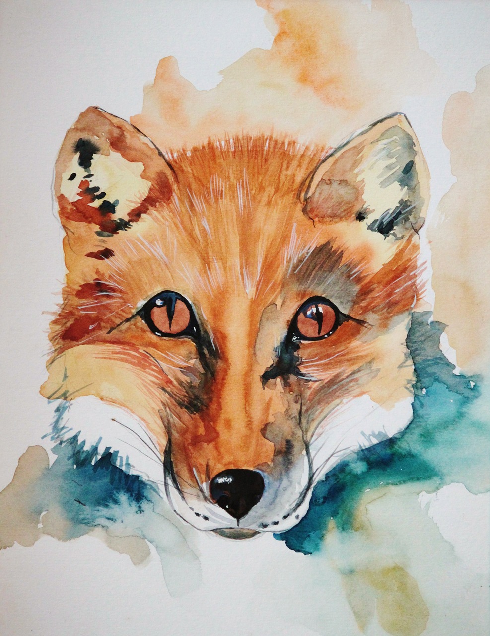 Image - fuchs animal image painting