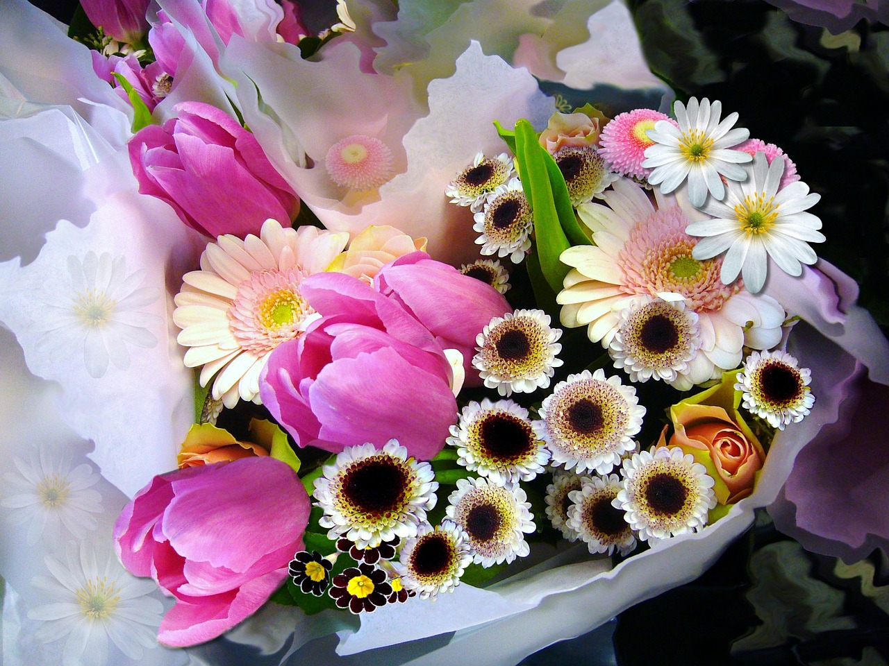 Image - bouquet of flowers bunch of flowers