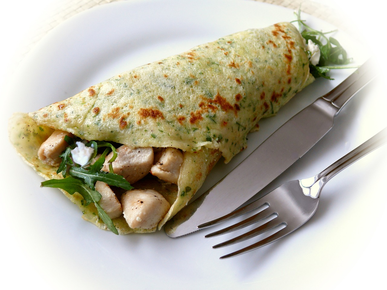 Image - pancake crêpes filled eat hearty