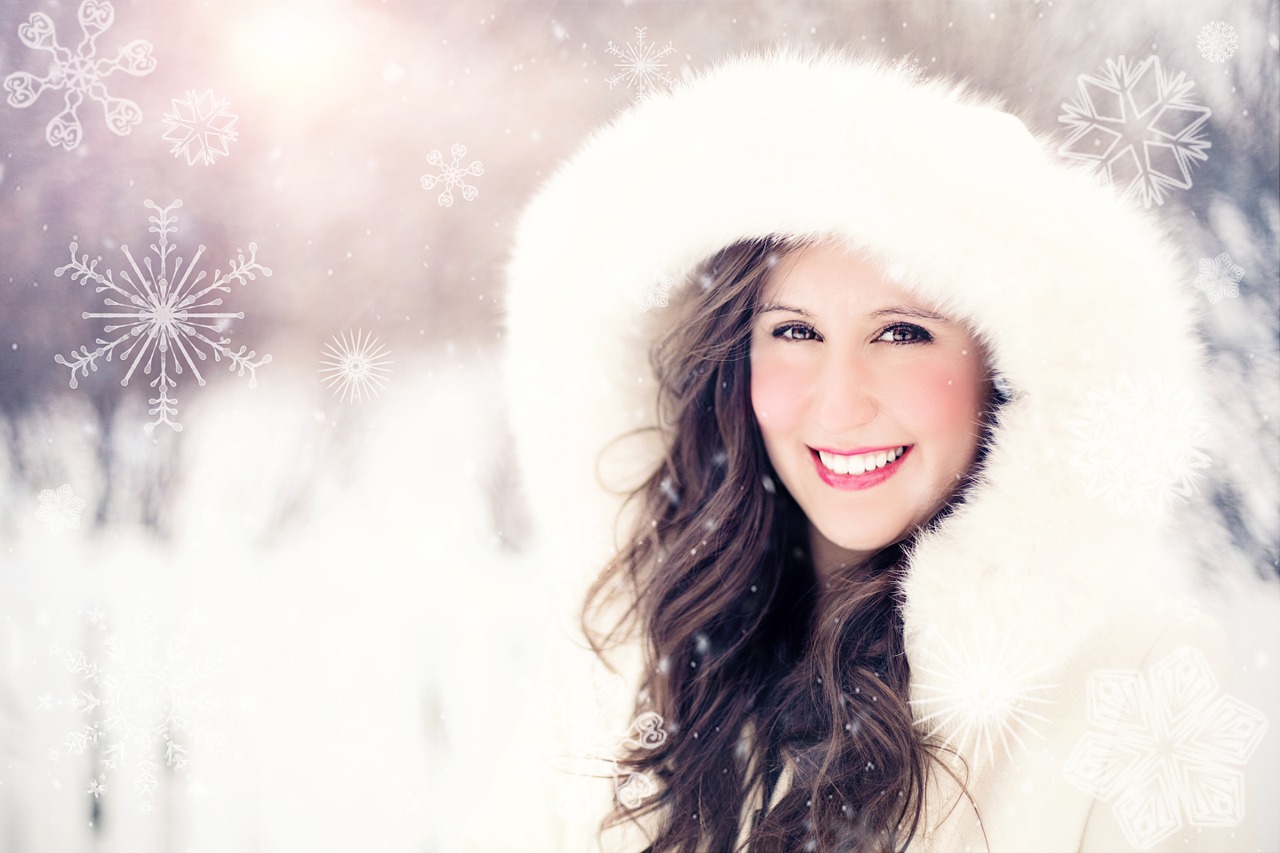 Image - woman snow winter portrait