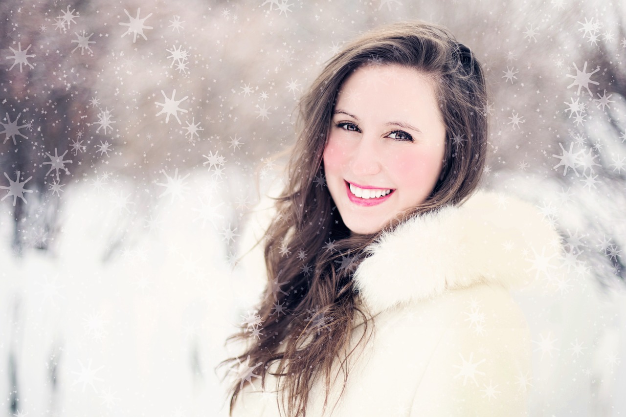 Image - woman snow winter portrait