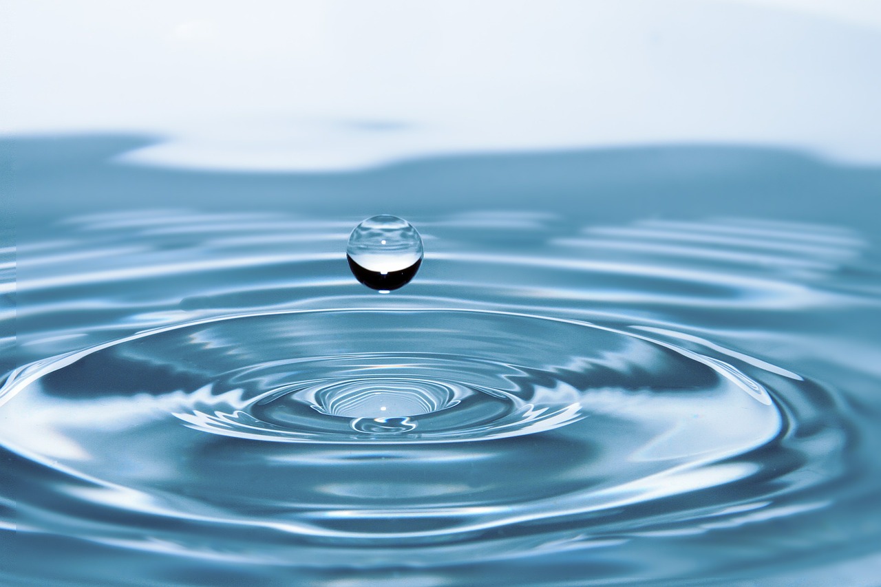 Image - drops of water water nature liquid