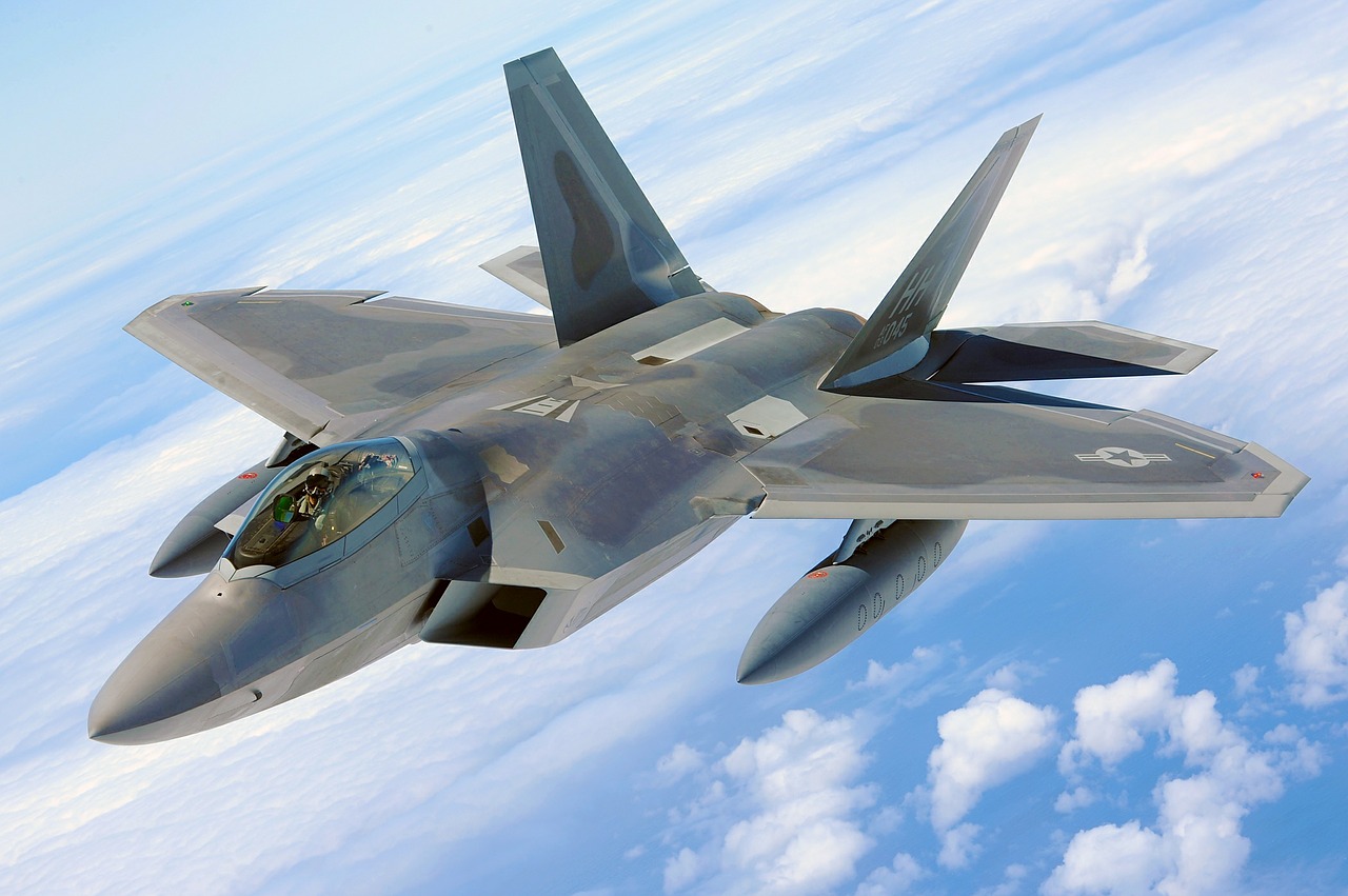 Image - military raptor jet f 22 airplane