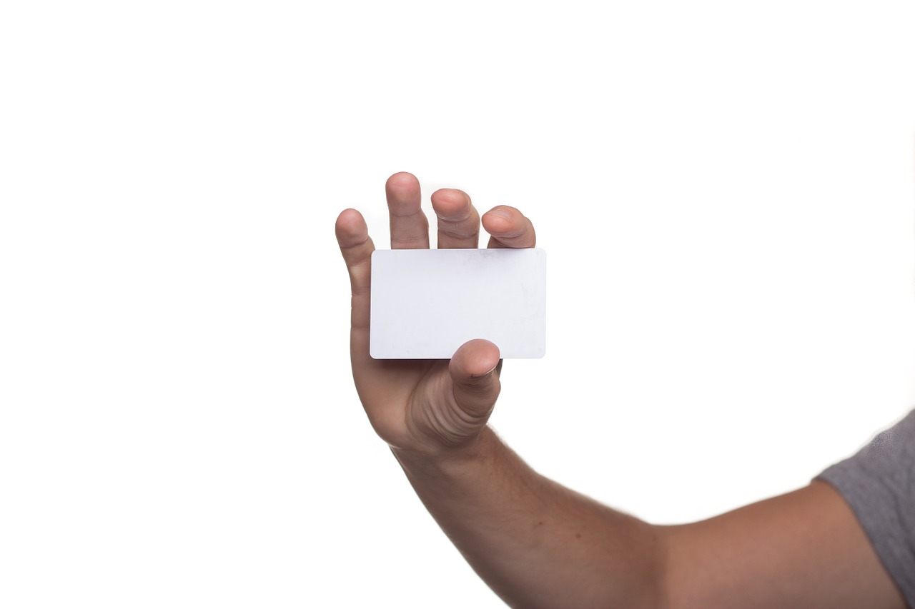 Image - business card map show stick