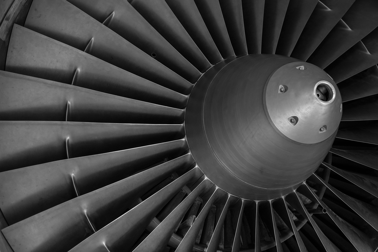 Image - turbine aircraft motor rotor