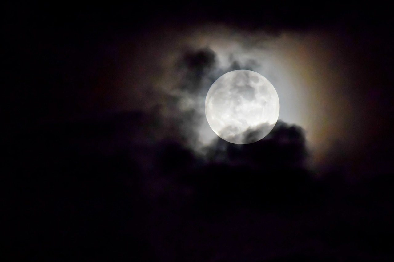 Image - full moon moon moonlight sky