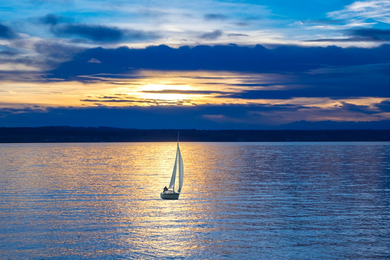 Image - sailing boat lake sailing boot