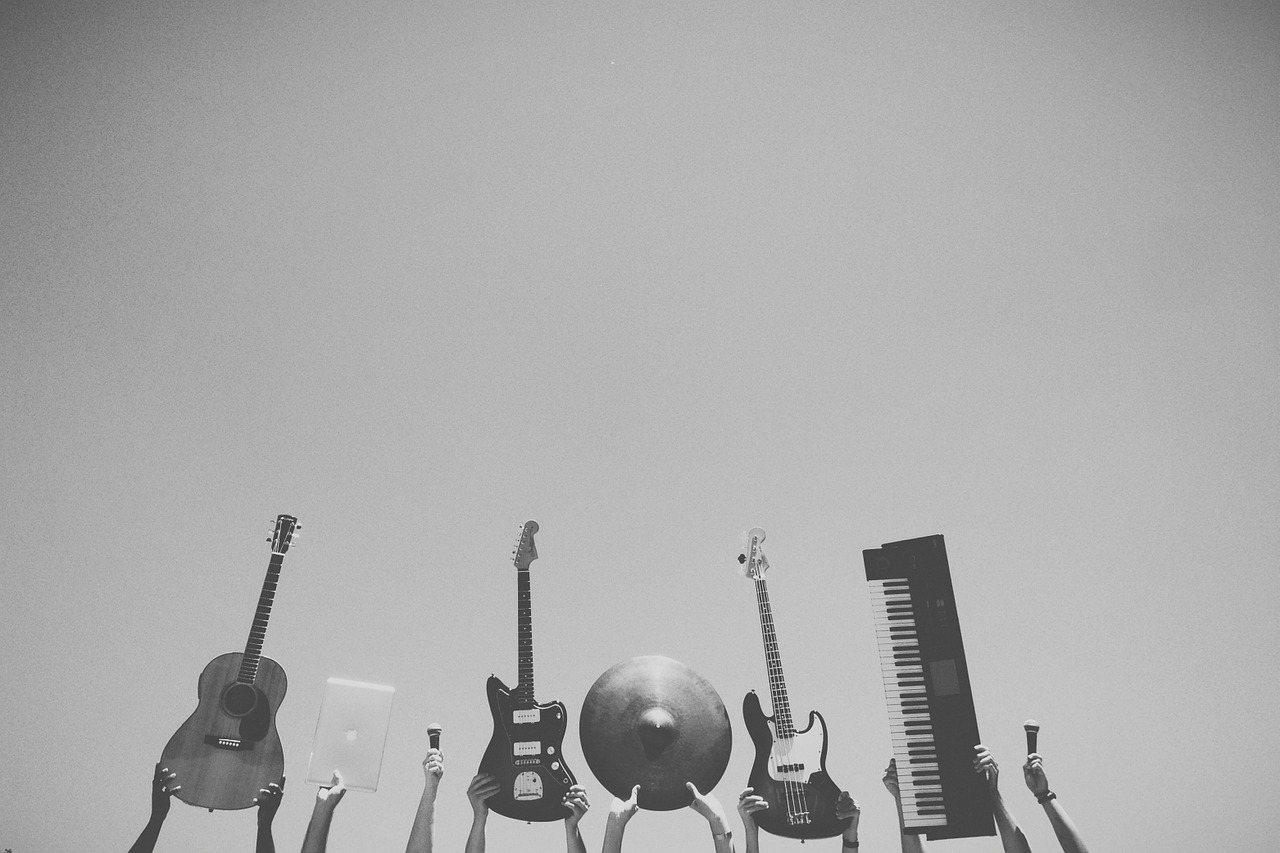 Image - music instruments guitar band