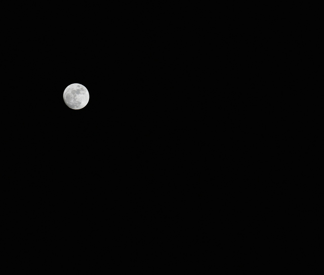 Image - moon dark space distant black