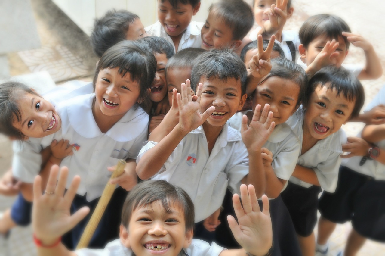 Image - children school laughing fun