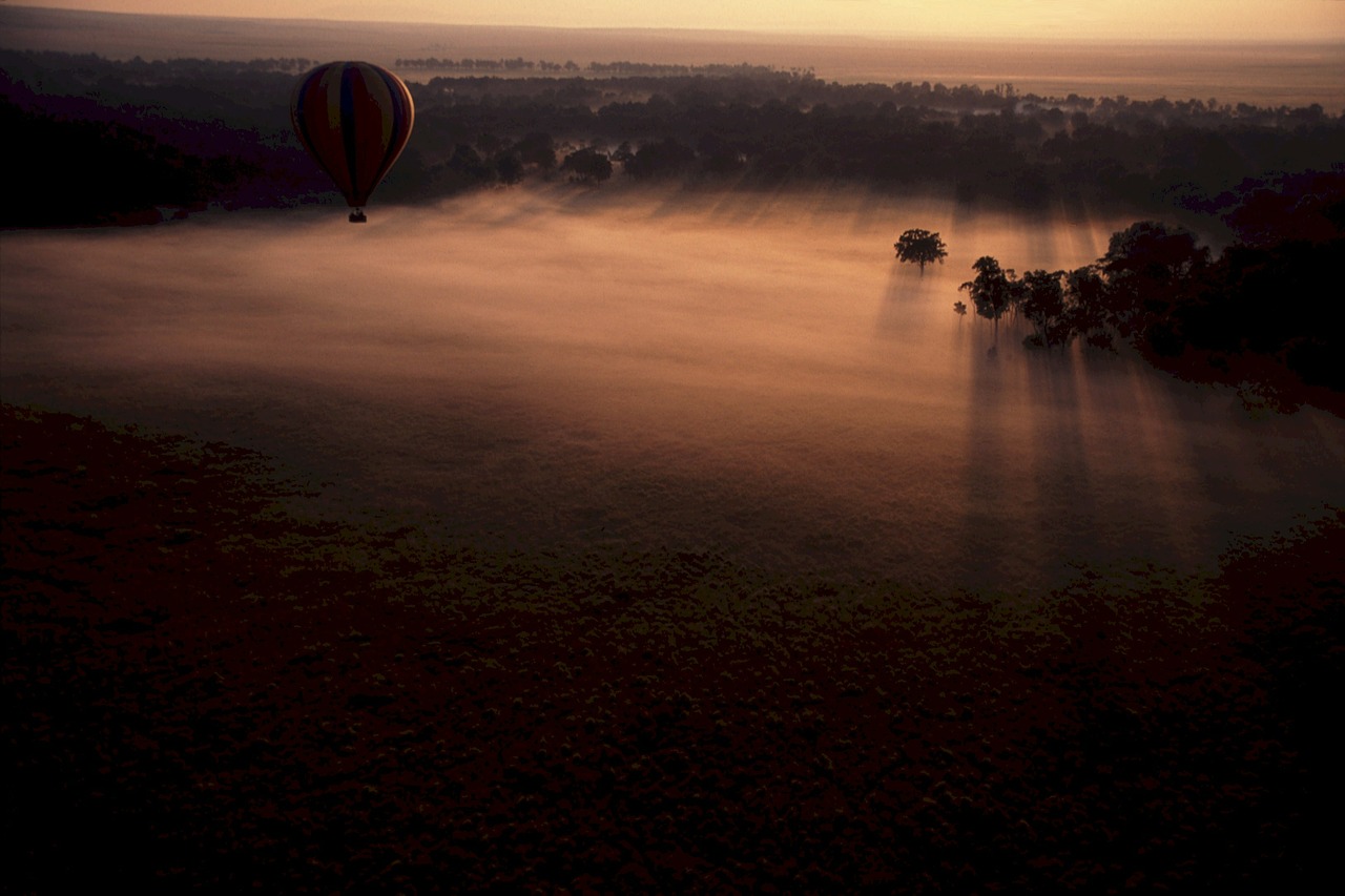 Image - landscape mist africa