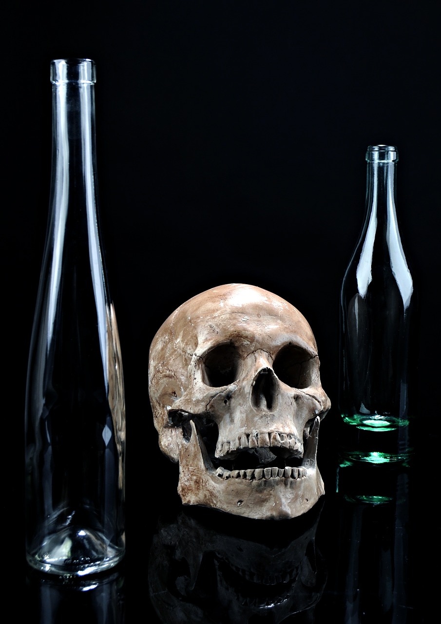 Image - death skull glass simplicity dark