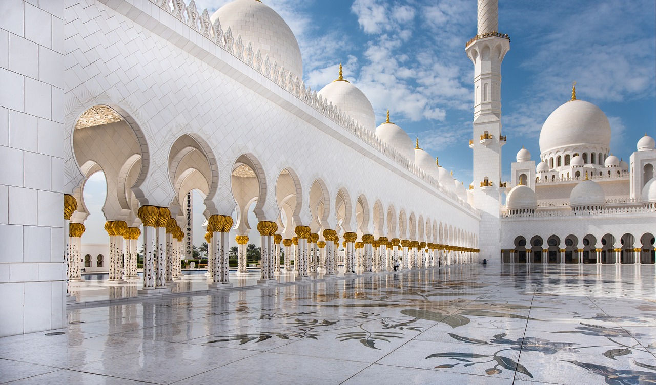 Image - mosque abu dhabi travel white