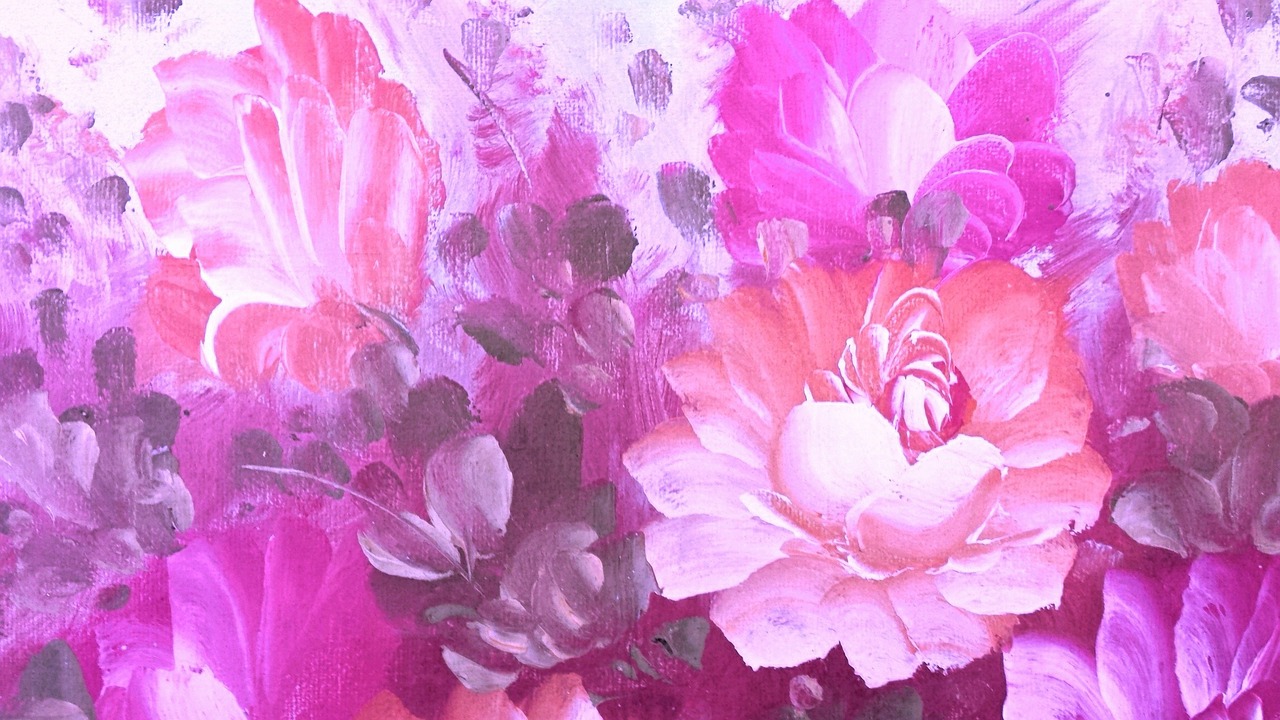 Image - painting roses flower design