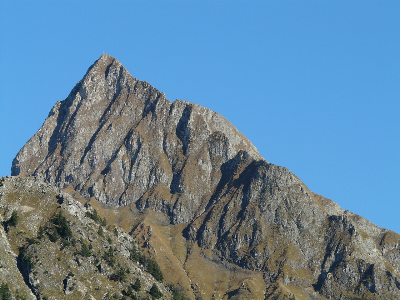 Image - höfats mountain summit cross cross