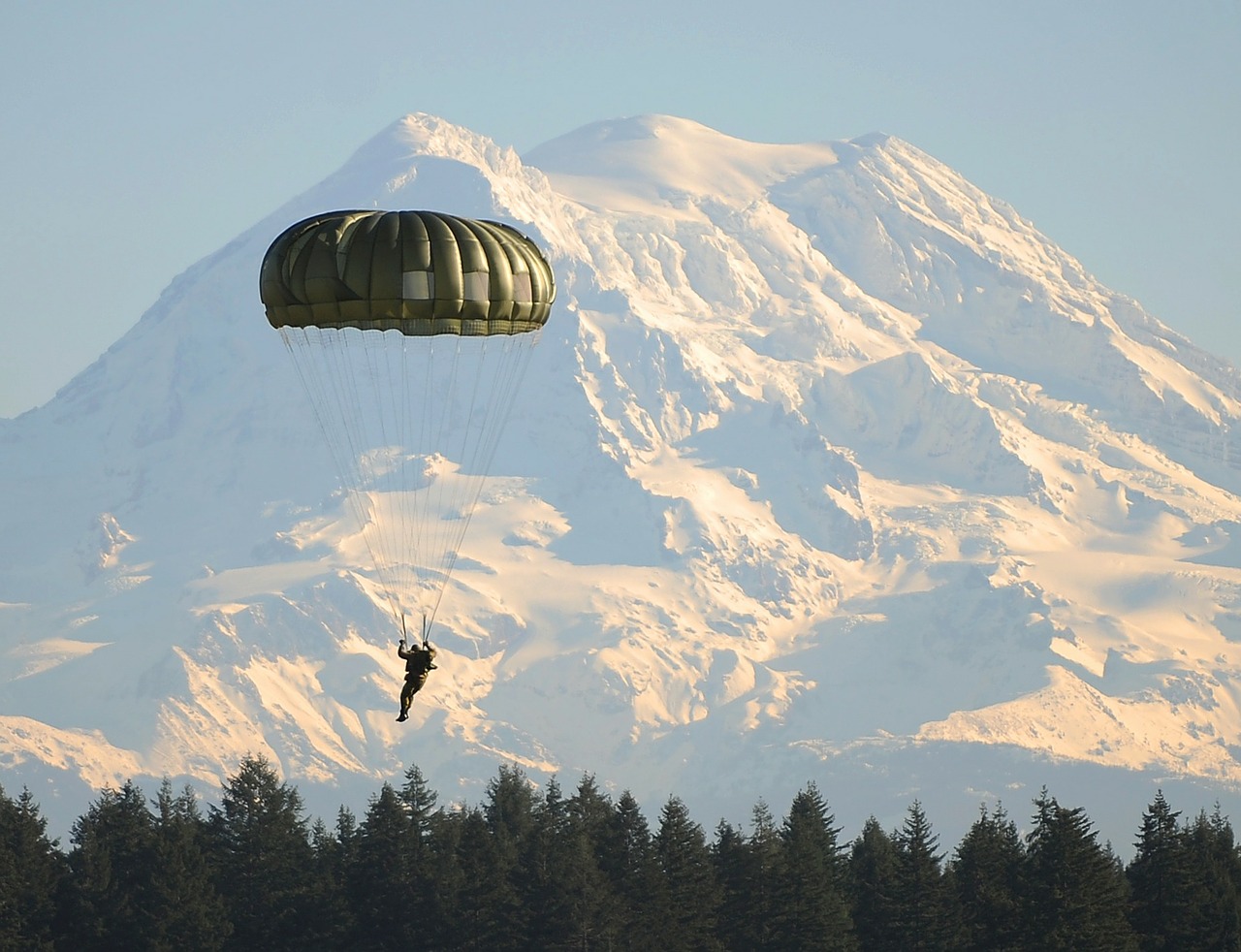 Image - parachute paratrooper parachutist