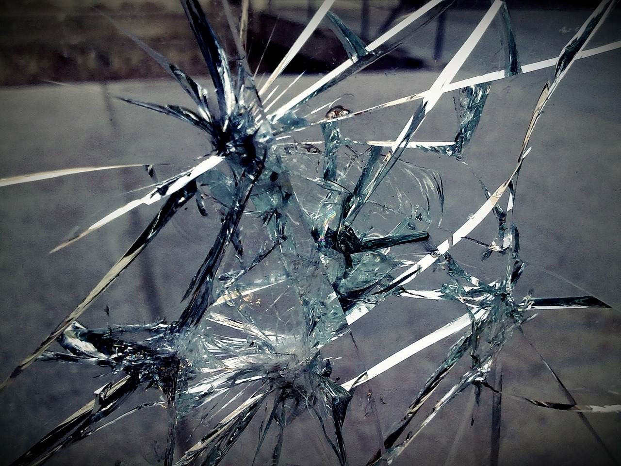 Image - glass broken break cracks texture