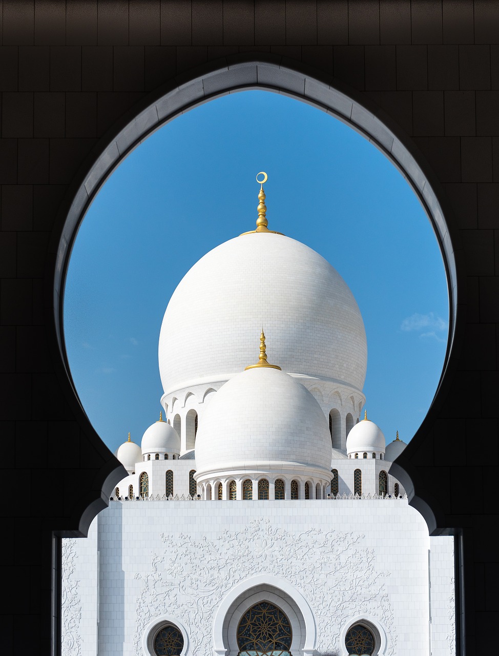 Image - mosque abu dhabi travel white