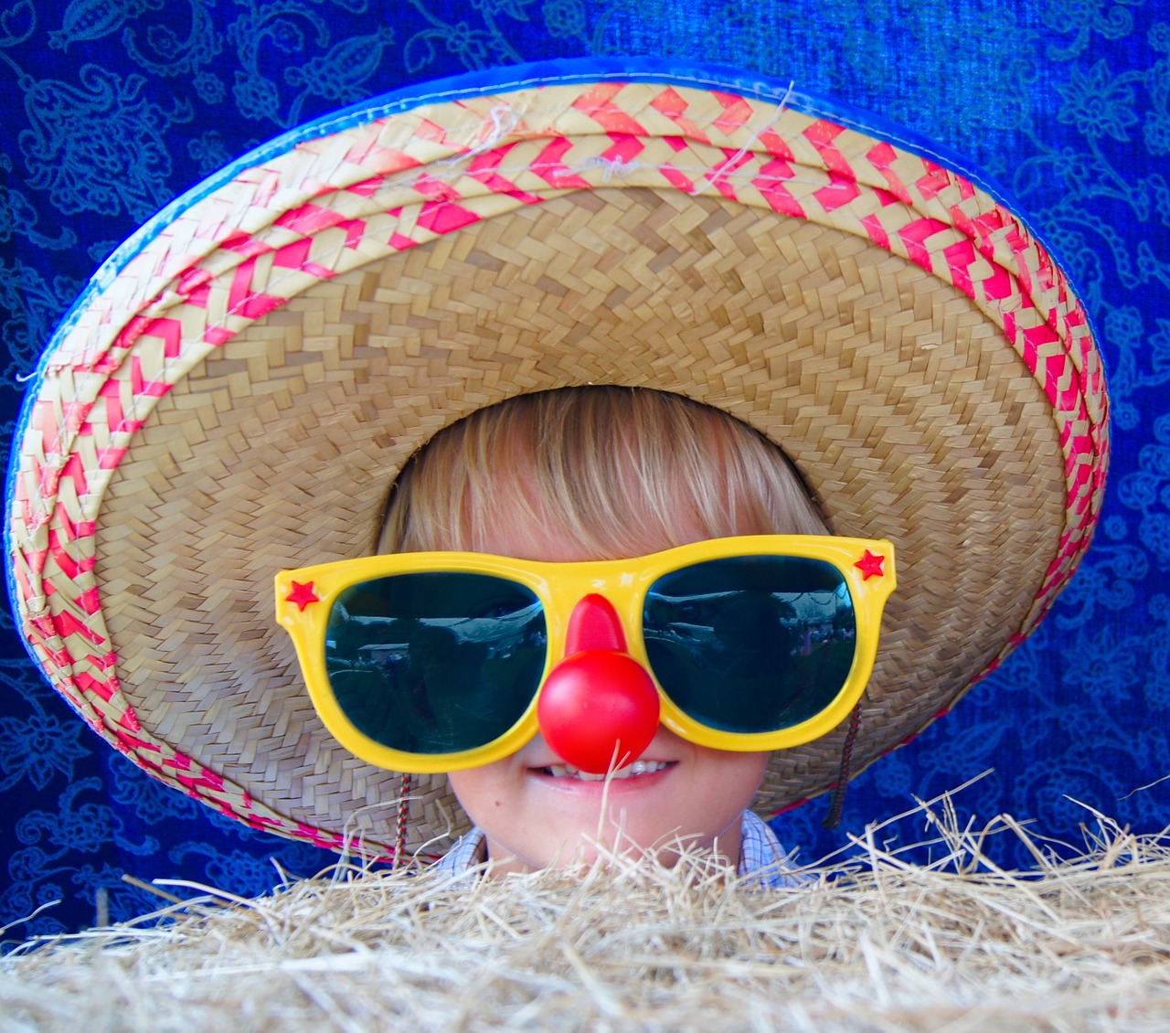 Image - fun clown hat child boy kid