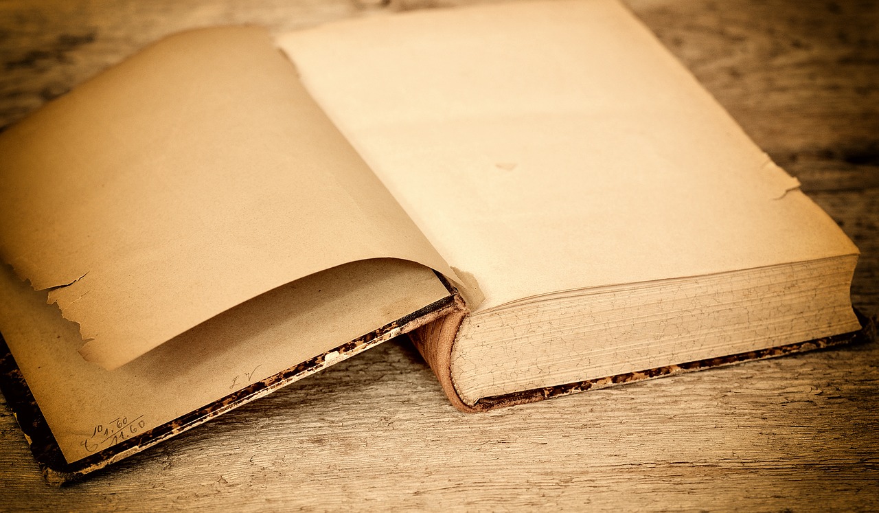 Image - book old antique pages empty pages