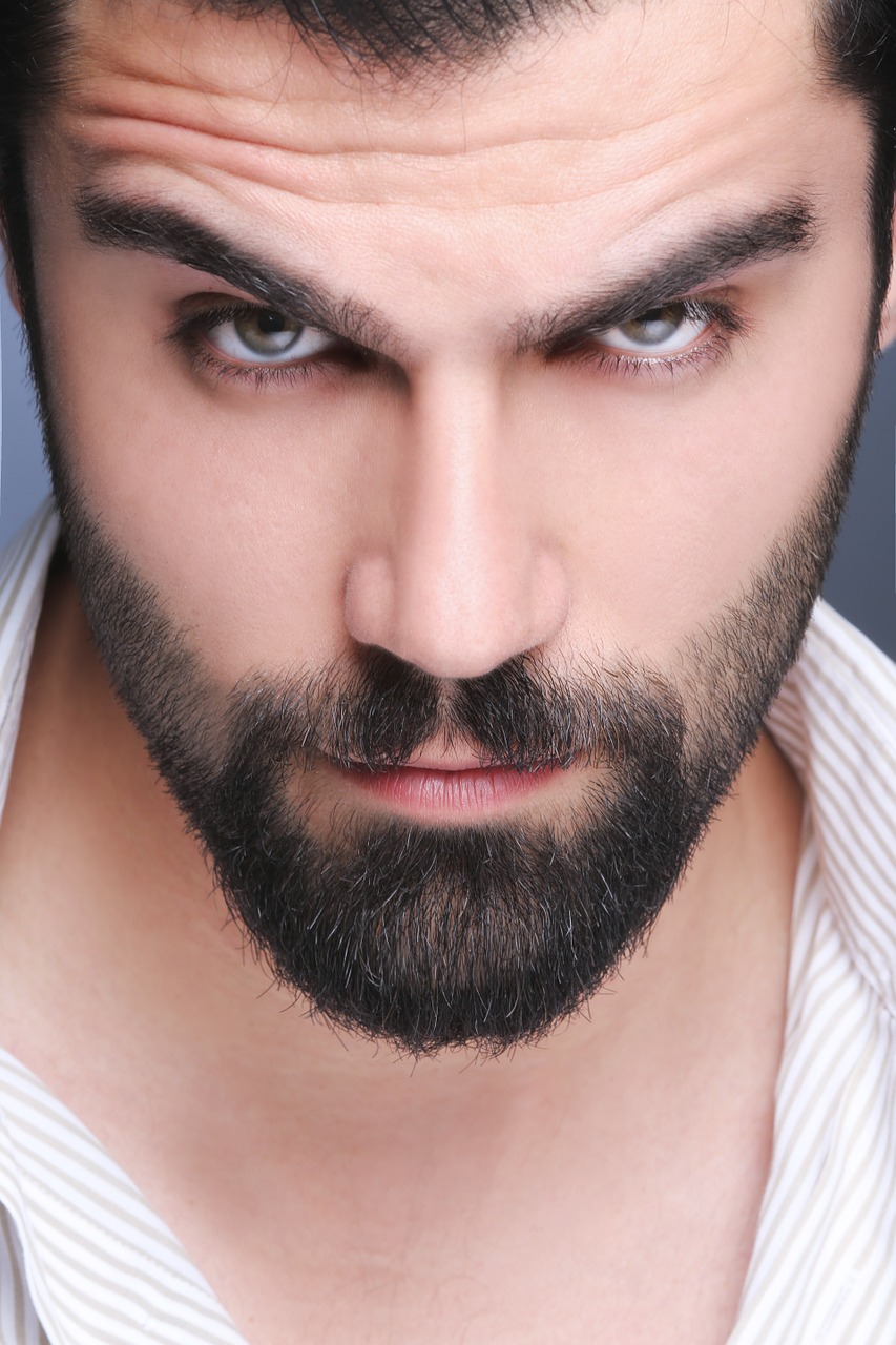 Image - man beard eyes handsome madel