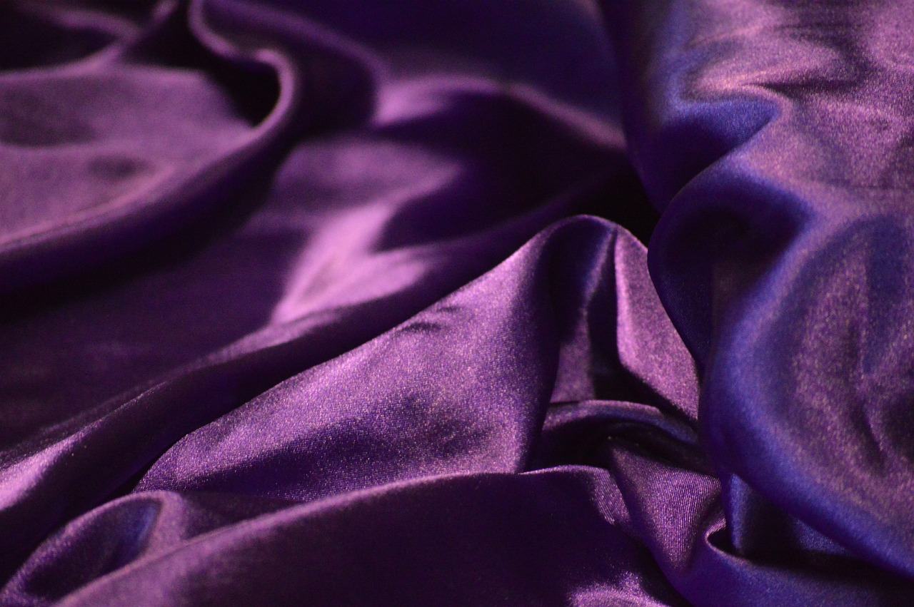 Image - shiny purple silk royalty