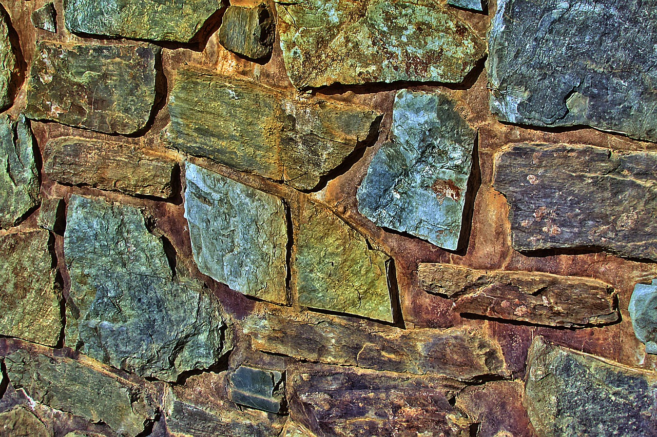 Image - stone wall natural stones wall