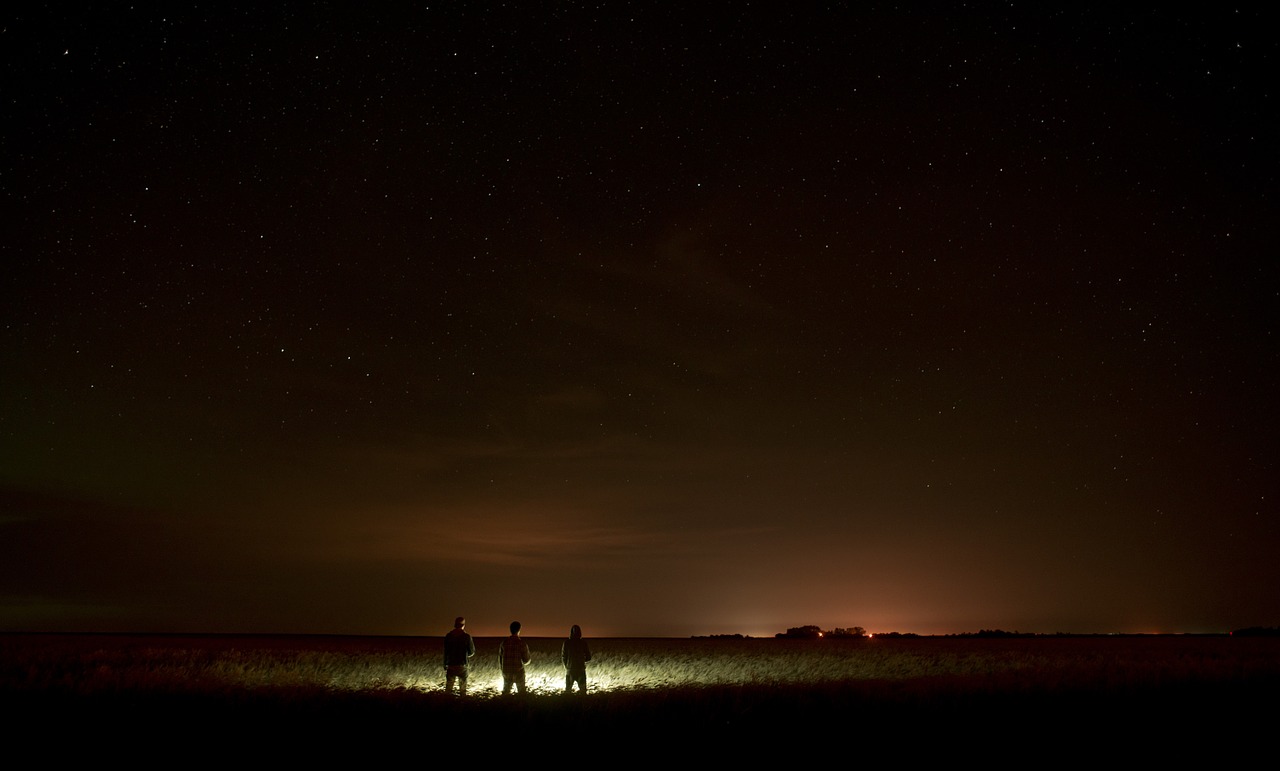 Image - night northern lights nature lights