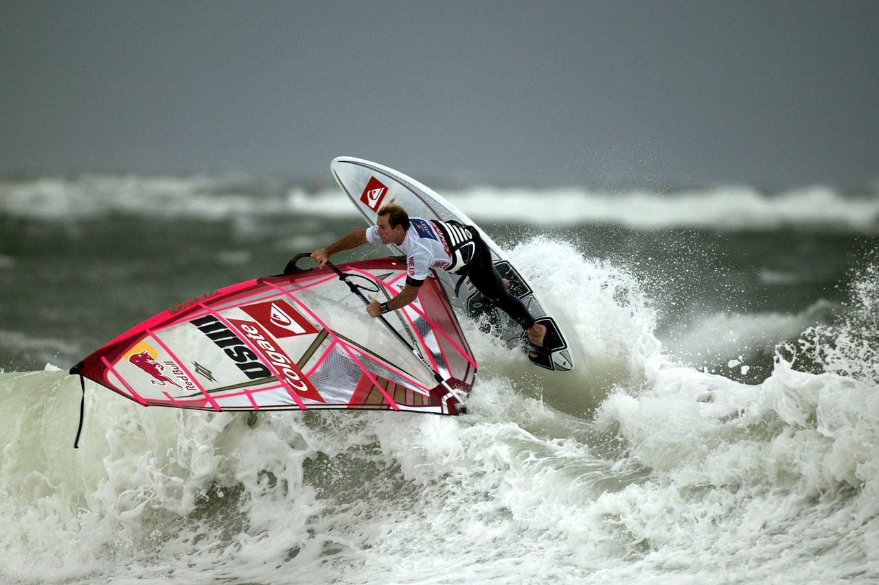 Image - wind surfing surf surfing surfer