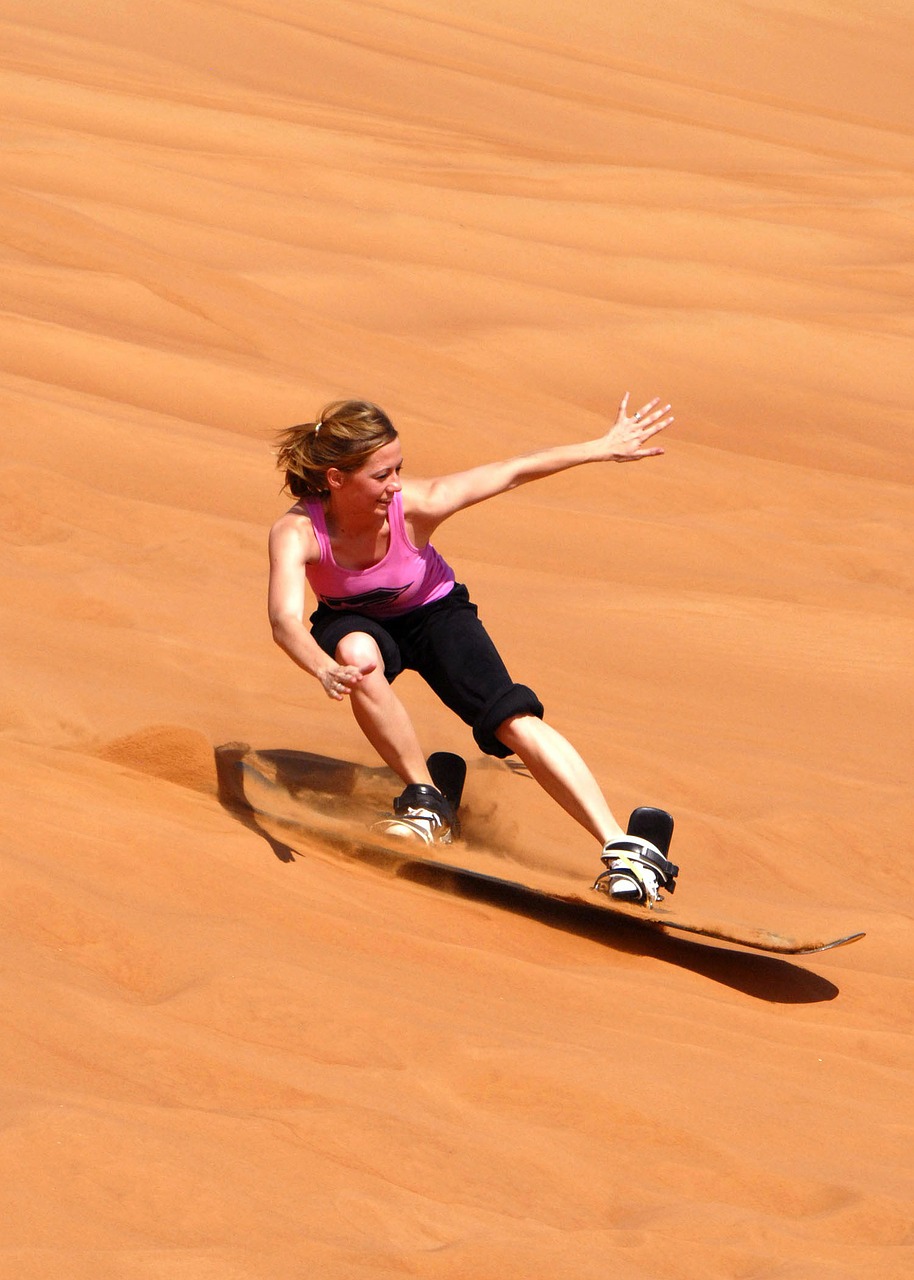 Image - sandboarding sand board sand dune