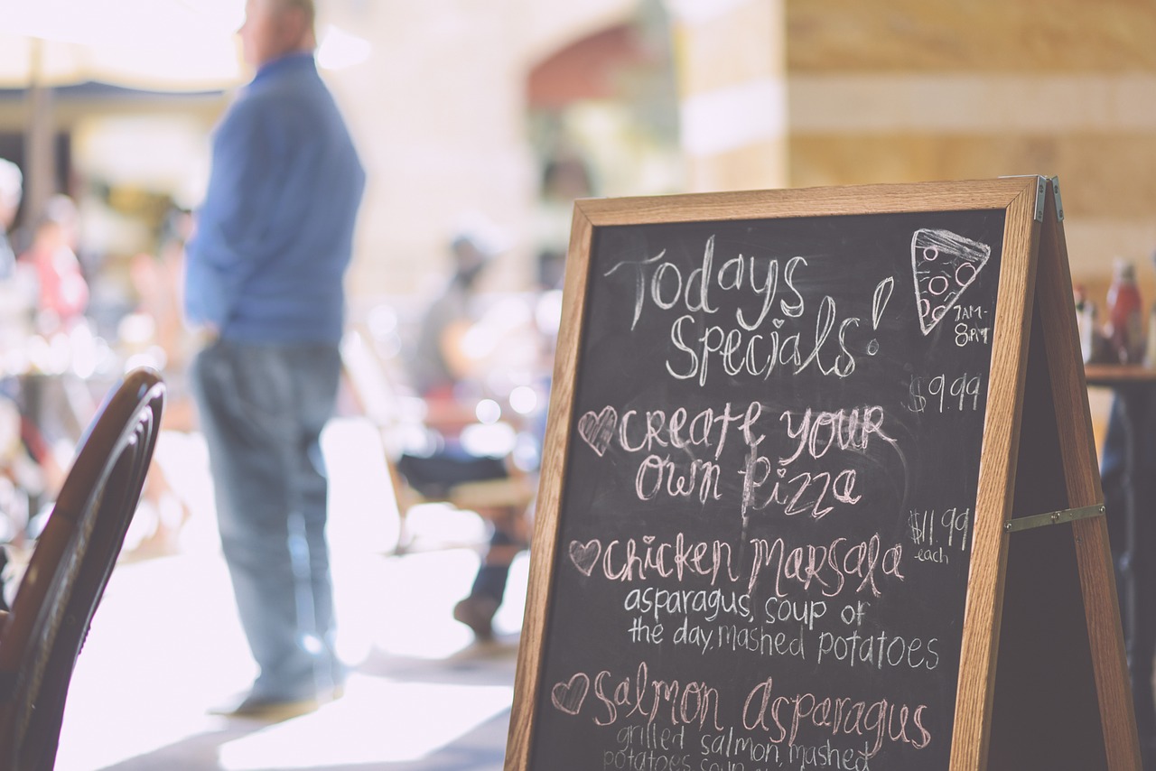 Image - blackboard chalk board cafe daily