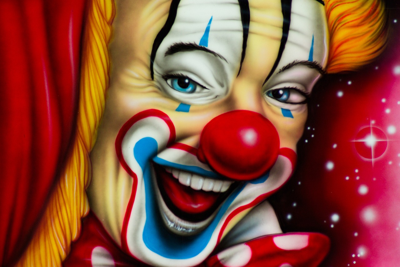 Image - clown circus painting art disguise