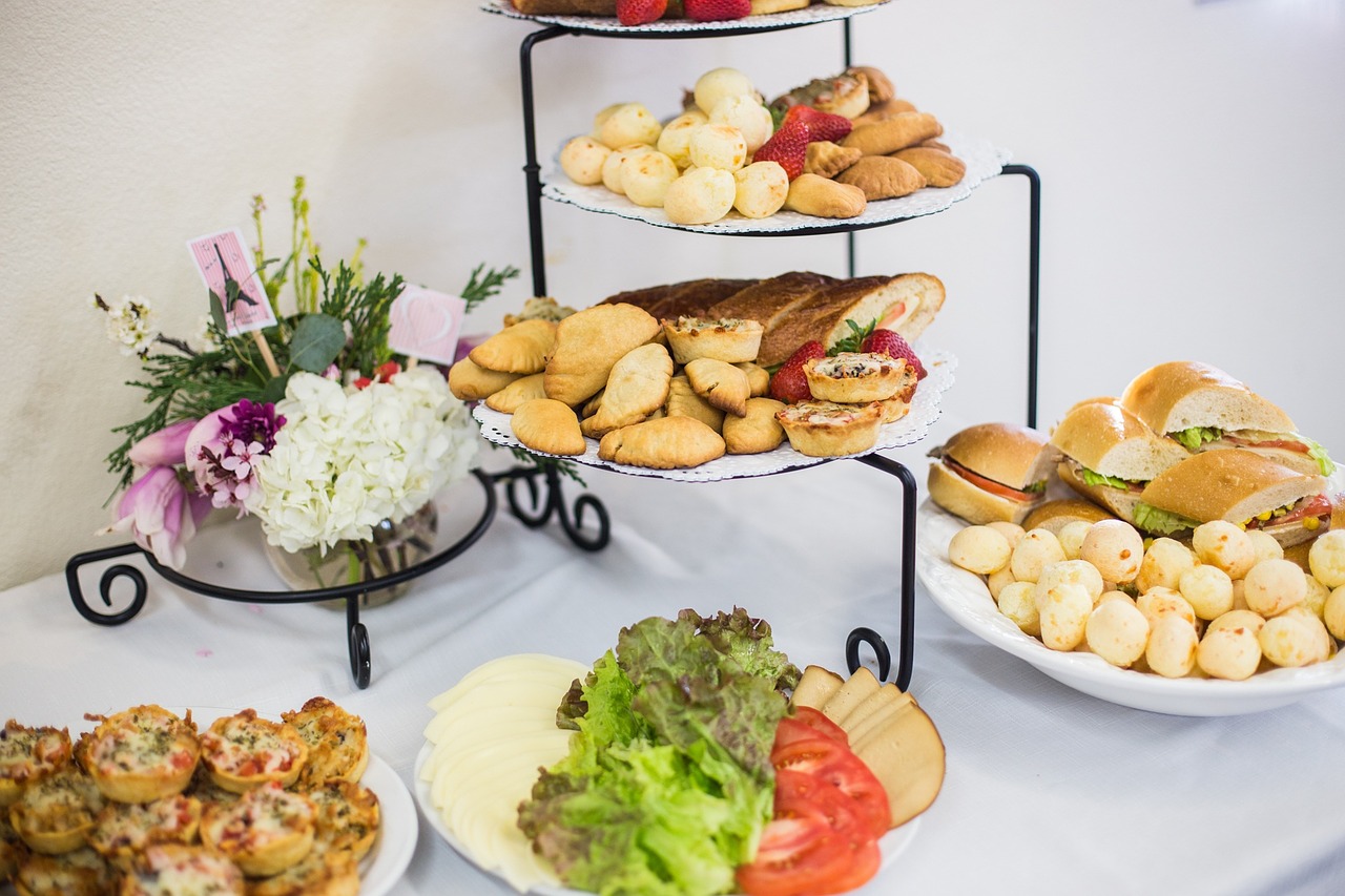 Image - food table party sandwich lunch